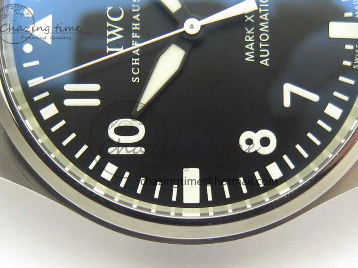 MIROTIME 0107 Mark XVII IW326504 MKS 1:1 Best Edition Black Dial On SS Bracelet MIYOTA 9015 V Durable 7210